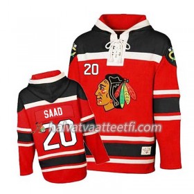 Miesten NHL Chicago Blackhawks Brandon Saad 20 Punainen Sawyer Hooded Sweatshirt